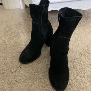 Suede Booties